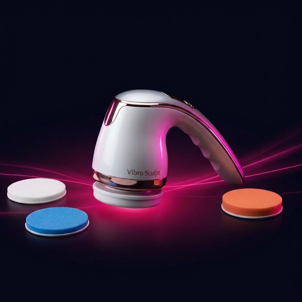 Kit Vibro Sculpt masajeador corporal microvibraciones VibroBuff 2600 RPM moldeado cuerpo