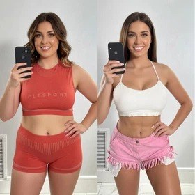 Antes y después con Vibro Sculpt en abdomen y cintura